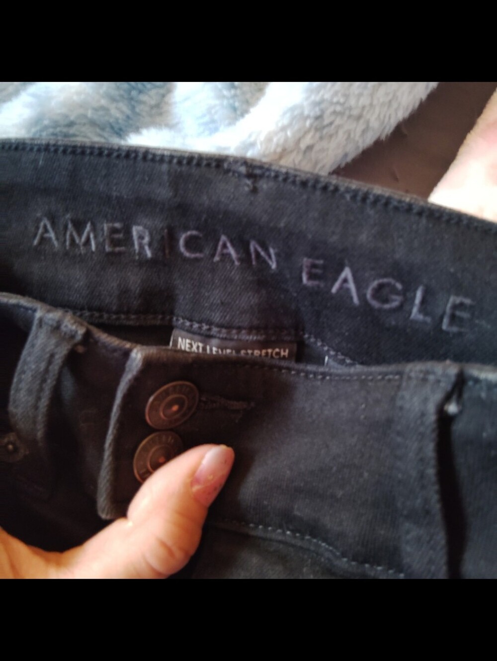 AMERICAN EAGLE Super High Rise Flare - Next Level Stretch Size 000 - Picture 13 of 14